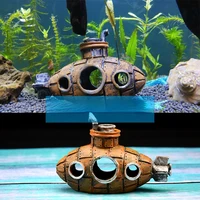 resin aquarium ornaments decorations submarine cave landscaping accessories for fish tank aquarium decoration background