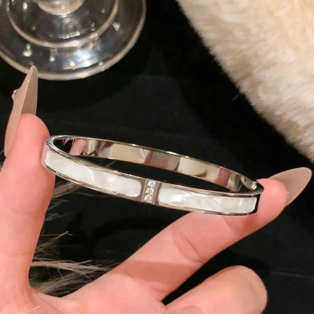 Классический простой стильный браслет для мамы в форме ракушки дизайн Ins