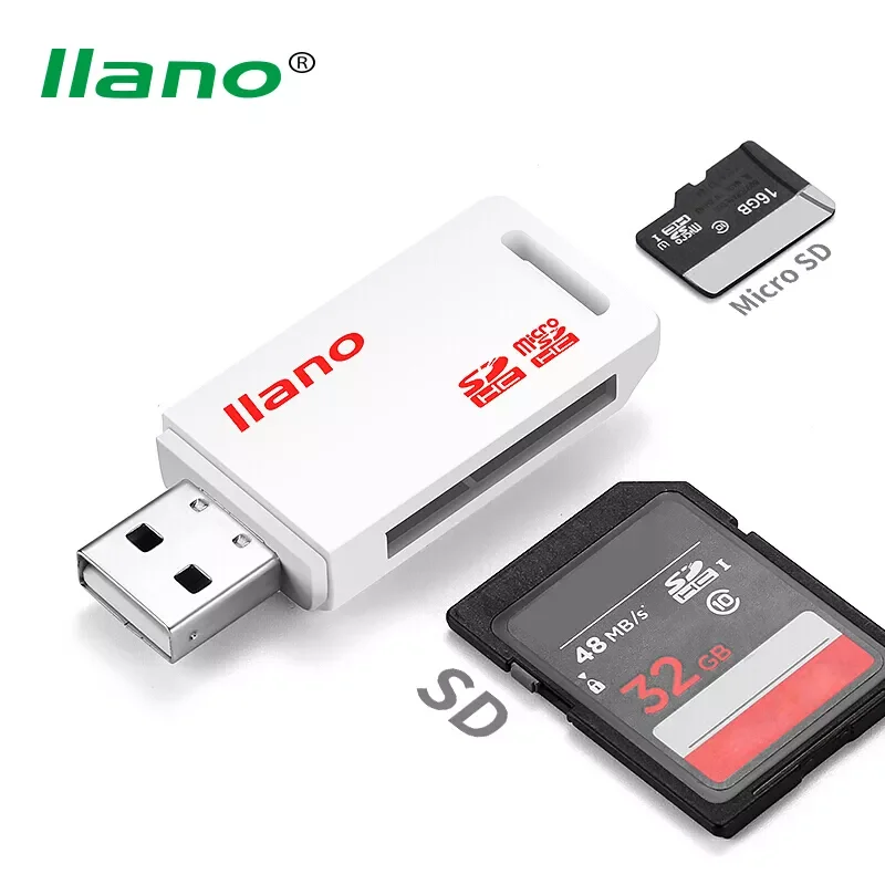 

Устройство для чтения карт памяти USB 2,0, SD/Micro SD, TF, OTG