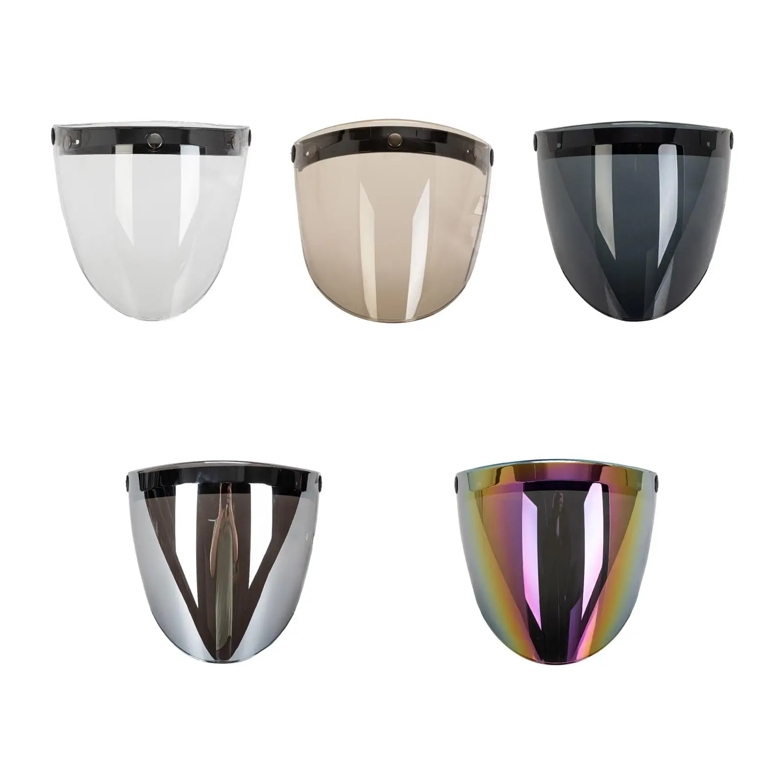 

Мотоциклетный козырек с откидной крышкой ветрозащитный солнцезащитный экран защита для лица Объективы подходит для 3-х защелкивающихся универсальных шлемов