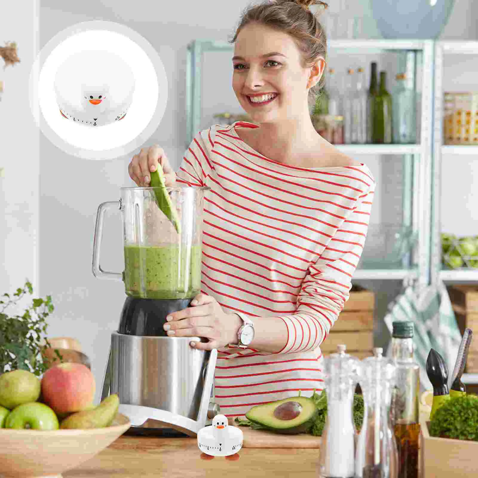 

Duckling Timer Kitchen Cooking Reminder Mechanical Tool Mini Rotary Management Countdown Digital Counter Egg