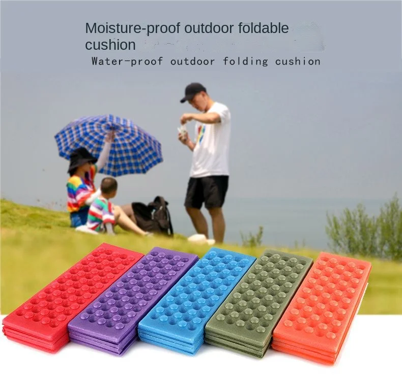 Folding Camping Mat Portable Lightweight Waterproof Picnic Seat Cushion Comfort for Hiking Backpacking & Trekking | Спорт и