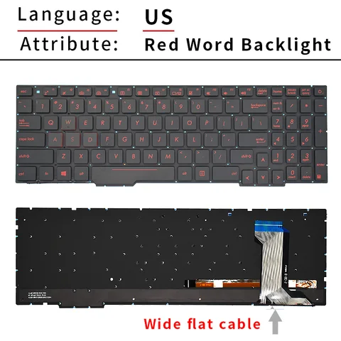 Клавиатура для ноутбука Asus ZX53 ZX53V