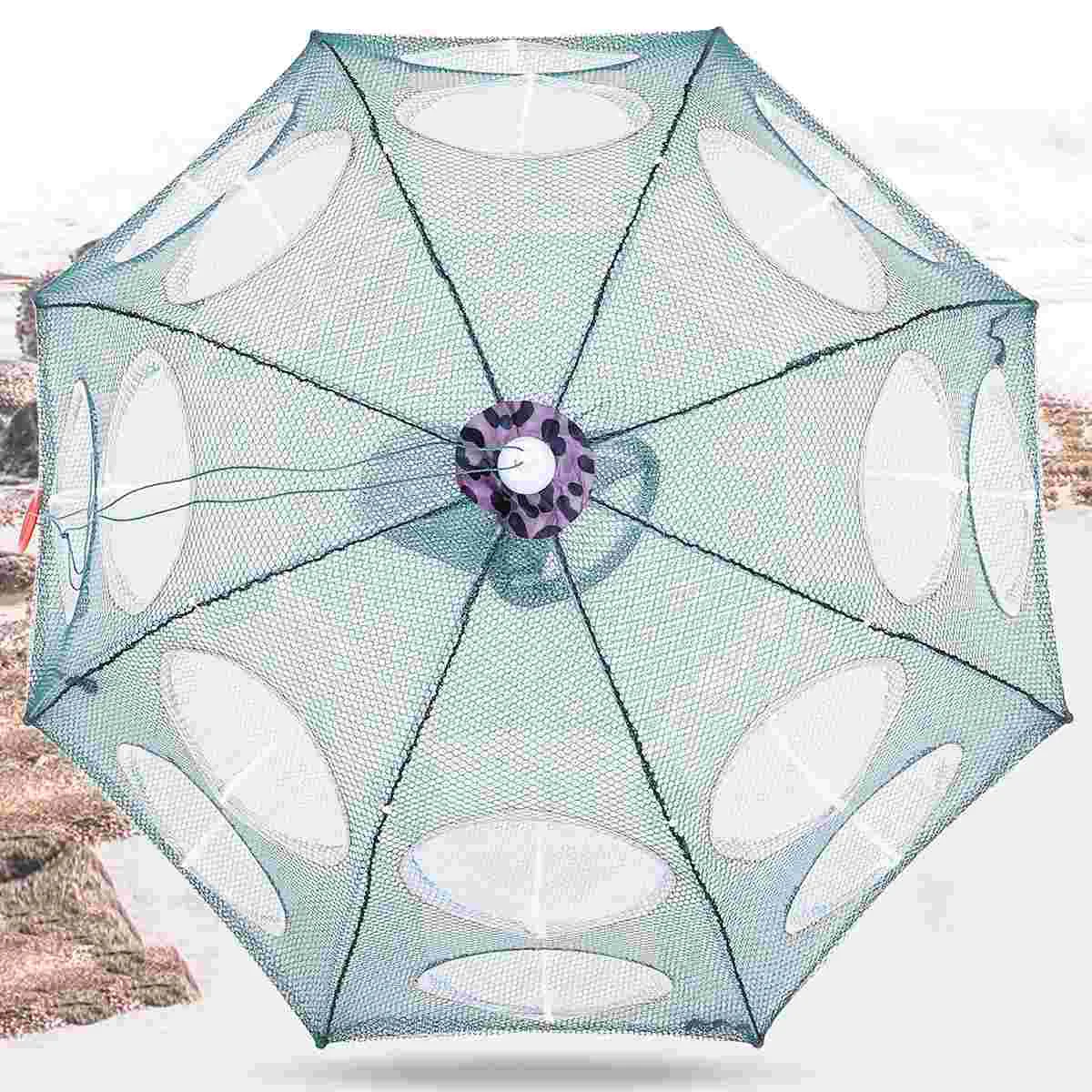

Net Landing Cast Nets Bait Collapsible Foldable Shrimp Salvage Crawfish Folding Portable Mesh Minnow Catching Tools Fishing net