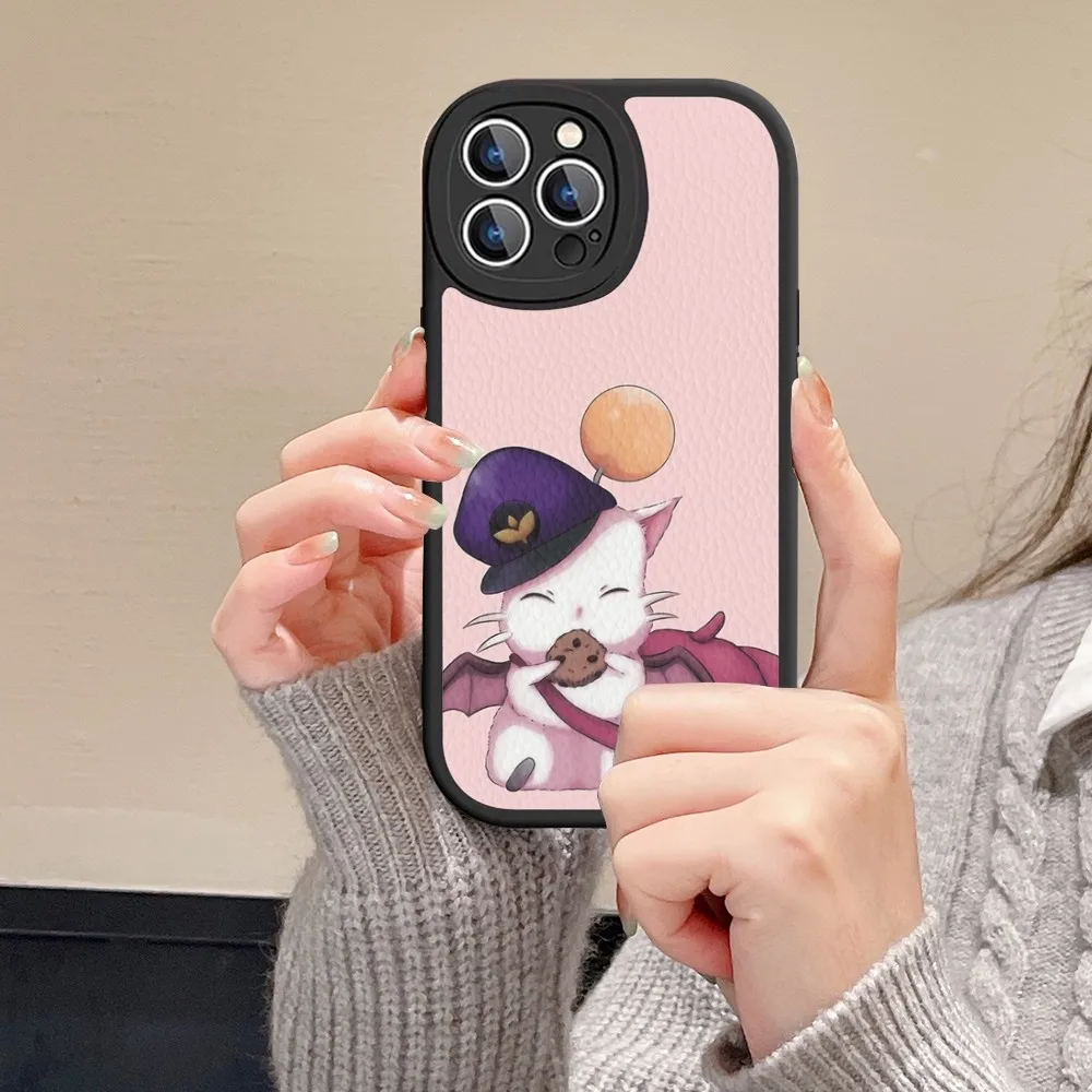 Чехол для телефона Moogle Final Fantasy из жесткой кожи iPhone 14 13 12 Mini 11 Pro Max Xs X Xr 7 8 Plus Fundas