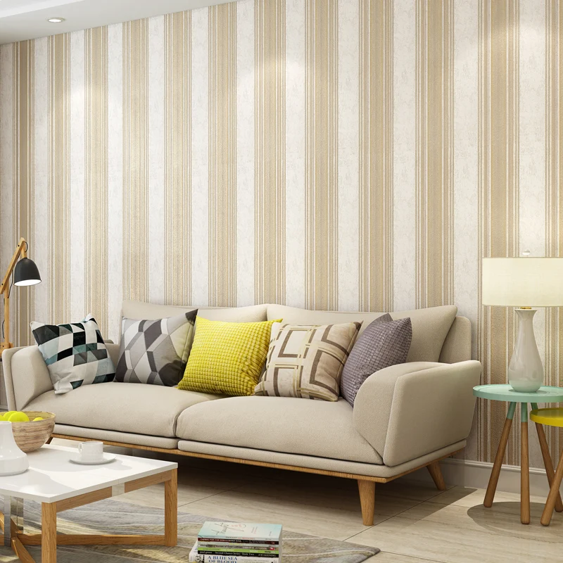 

European-style Non-woven Vertical Pattern 3D Three-dimensional Living Room TV Background Wall Bedroom Decoration ZS