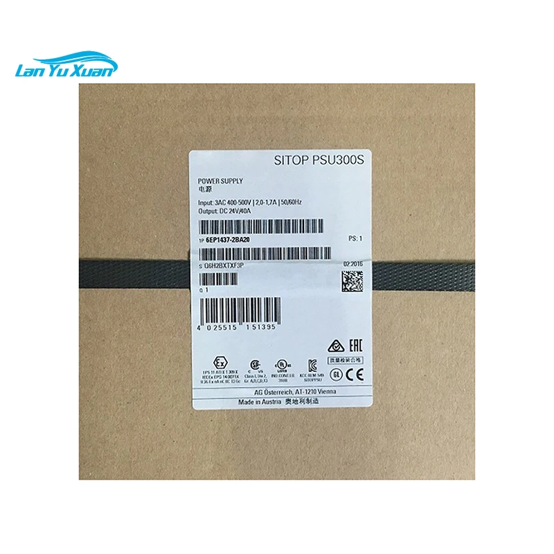 Контроллер ПЛК модуля питания 6EP1437-2BA20 PSU300S 400-500 В 2 0-1.7A