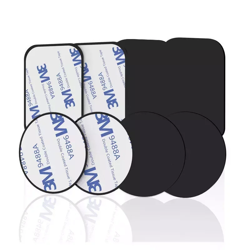 

New Arrival Universal For Car Phone Holder Universal Iron Sheet Disk Sticker Mount Mobile Phone Magnet Stand For IPhone Metal Pl