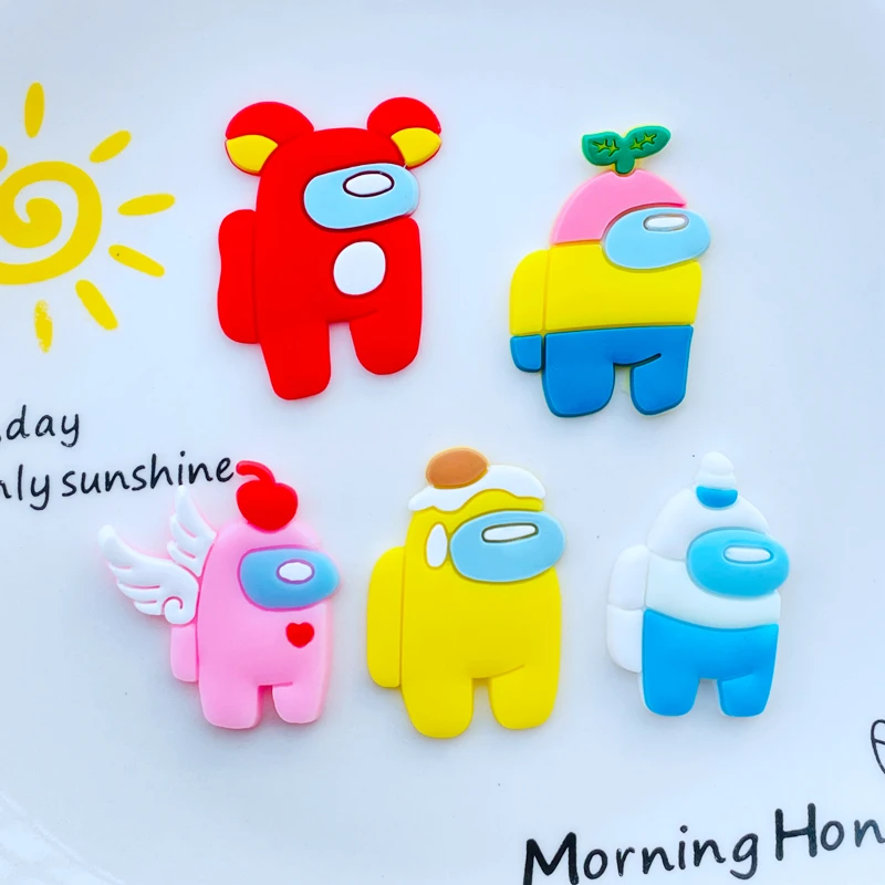 

10 Pcs New Kawaii Cute Cartoon Astronaut Series Flat Back Soft Glue Scrapbook Diy Party Hairpin Accessories Craft J46