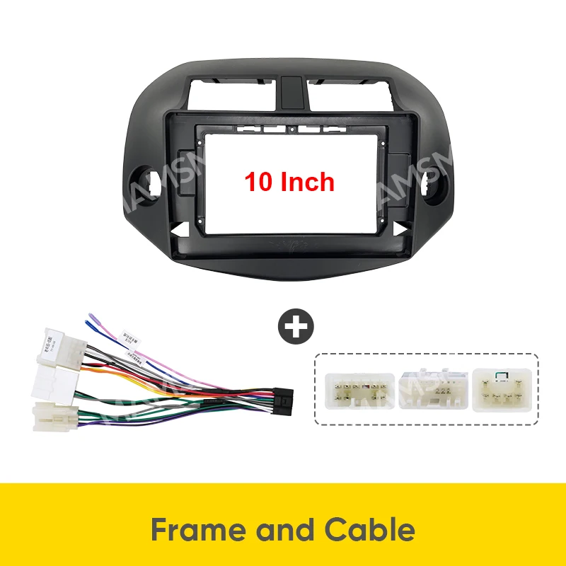 

Рамка для автомобильного радио MAMSM для TOYOTA RAV4 2007-2012, рамка для автомобильного аудио, стерео, панель приборной панели, Fascia, головное устройство для монтажа, 10-дюймовый комплект рамы
