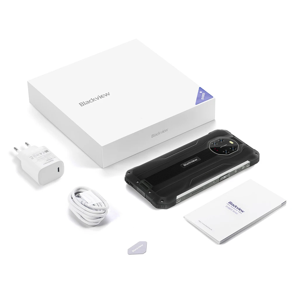 Смартфон Blackview BV8800 G96 90 Гц прочный 6 583 дюйма FHD + IP68 8380 мАч 20 МП ночное видение задняя