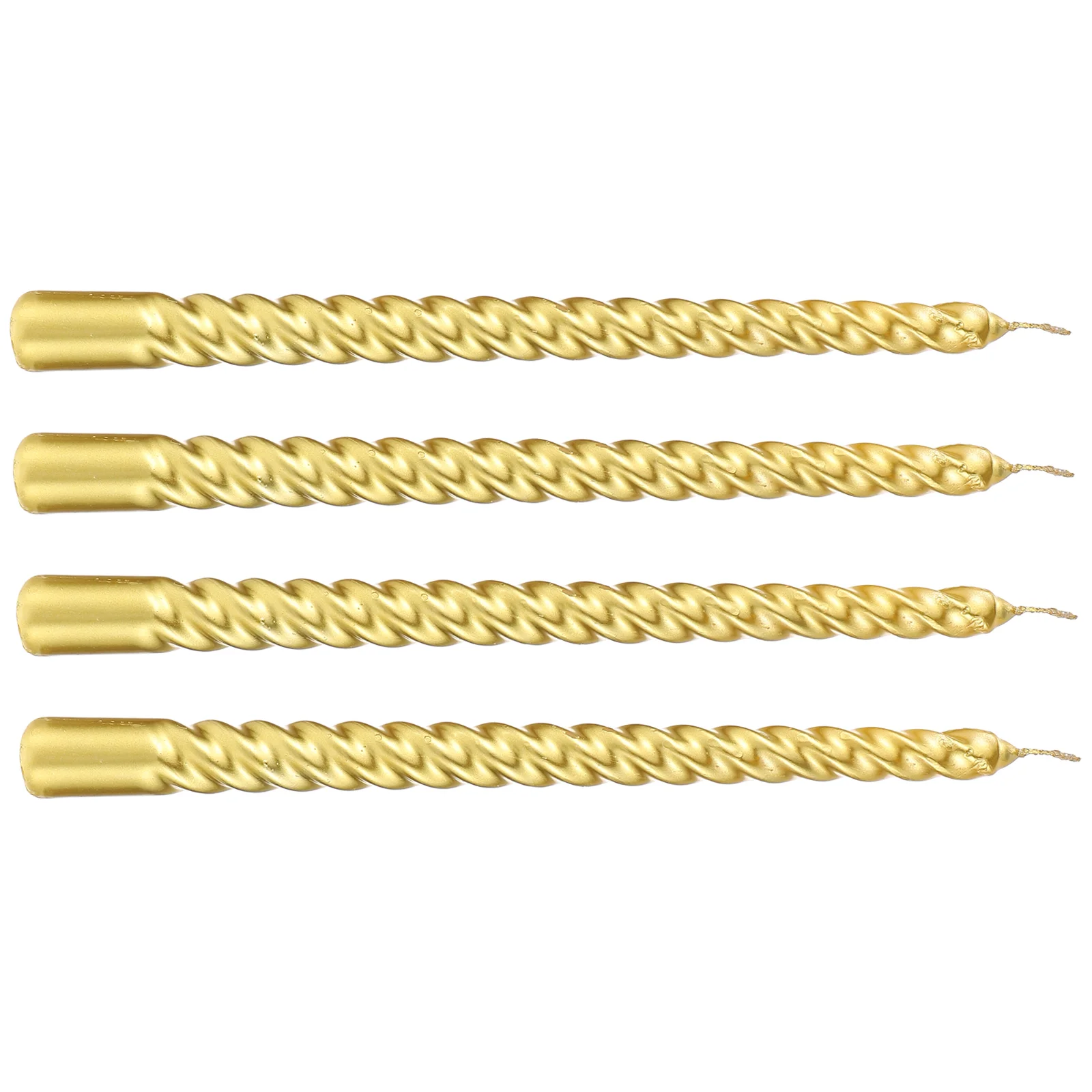 

Ароматические конические свечи, 4 шт., парафин, золотые, красные, синие, зеленые