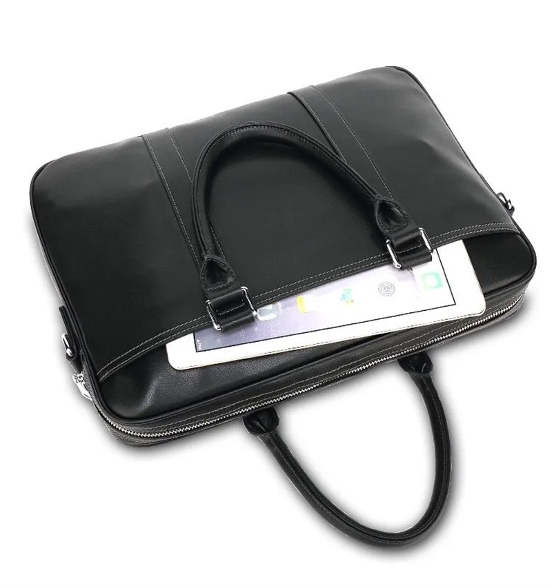 Luxury Brand Men's Briefcase Genuine Leather Male Handbag  Women's Shoulder Laptop Bag New Designer Business Messenger Bags