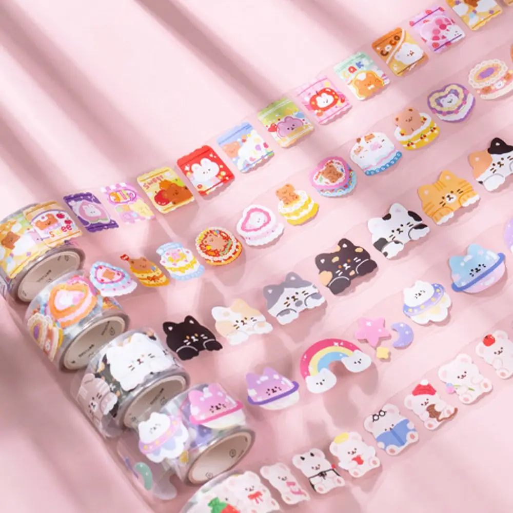

Account Hand Animal Tape Adhesive Sticker Tape Series Cute Tape Decorative Label Scrapbooking Masking Tape Tape