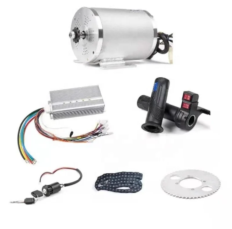 

Brushless BLDC Motor 1000w 2000w 3000w Electric Motor with 50A Controller Scooter ebike Engine Motorcycle Part Modifications D
