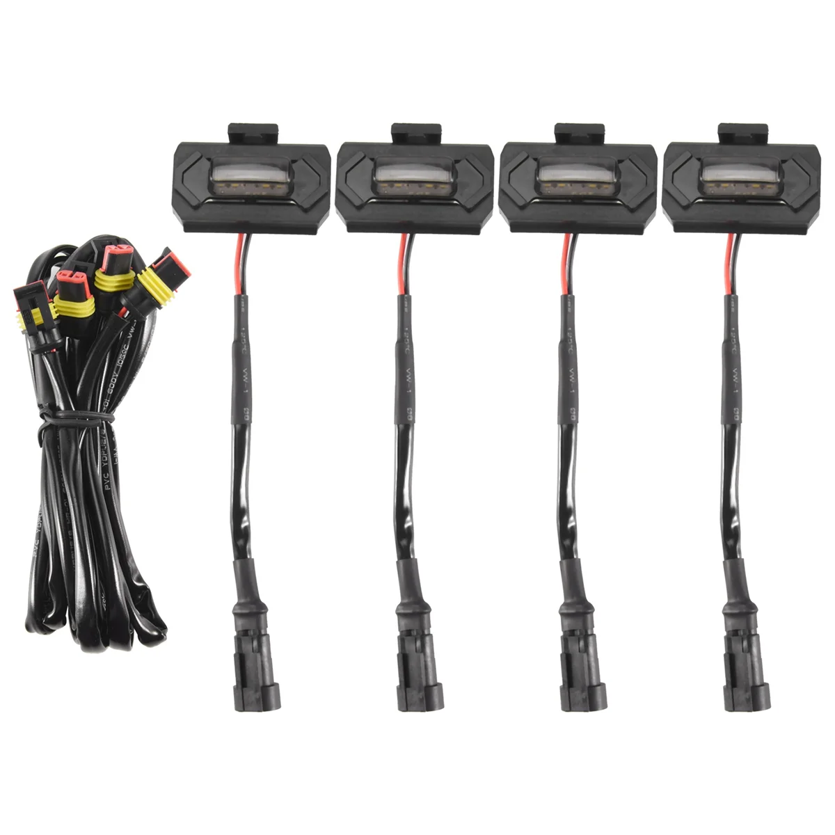 4 шт. светодиодные передние фонари для гриля Toyota Tacoma Raptor TRD Off Road Sport 2020 2021 внешняя