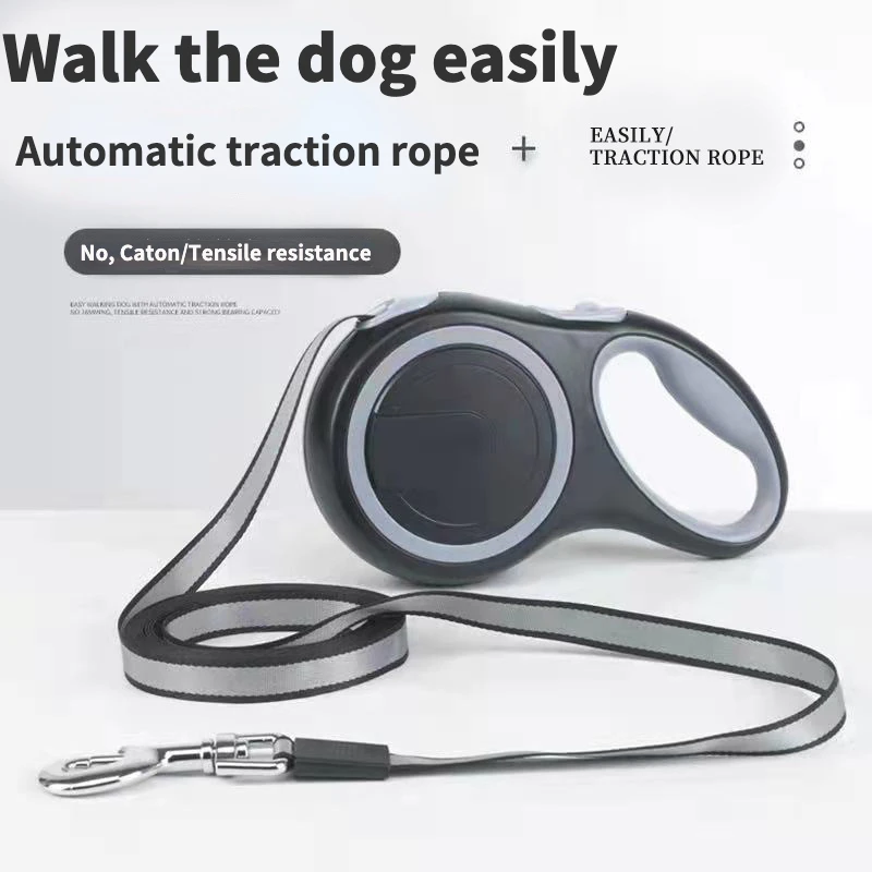 

Dog Leash Retractable Extendable Belt for Large /Small Dogs Nylon Pet Traction Rope Dog Supplies Automatic Telescopic Traction