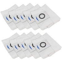 10 pack replacement vacuum cleaner bags for ecovacs deebot x1 omni turbo robot vacuum cleaner