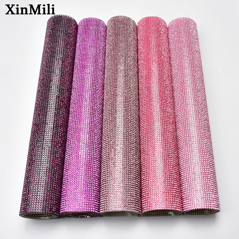 

24x40 см наклейка для утюга со стразами, блестящая стеклянная сетчатая отделка, алмазная аппликация для украшения одежды, дома, автомобиля