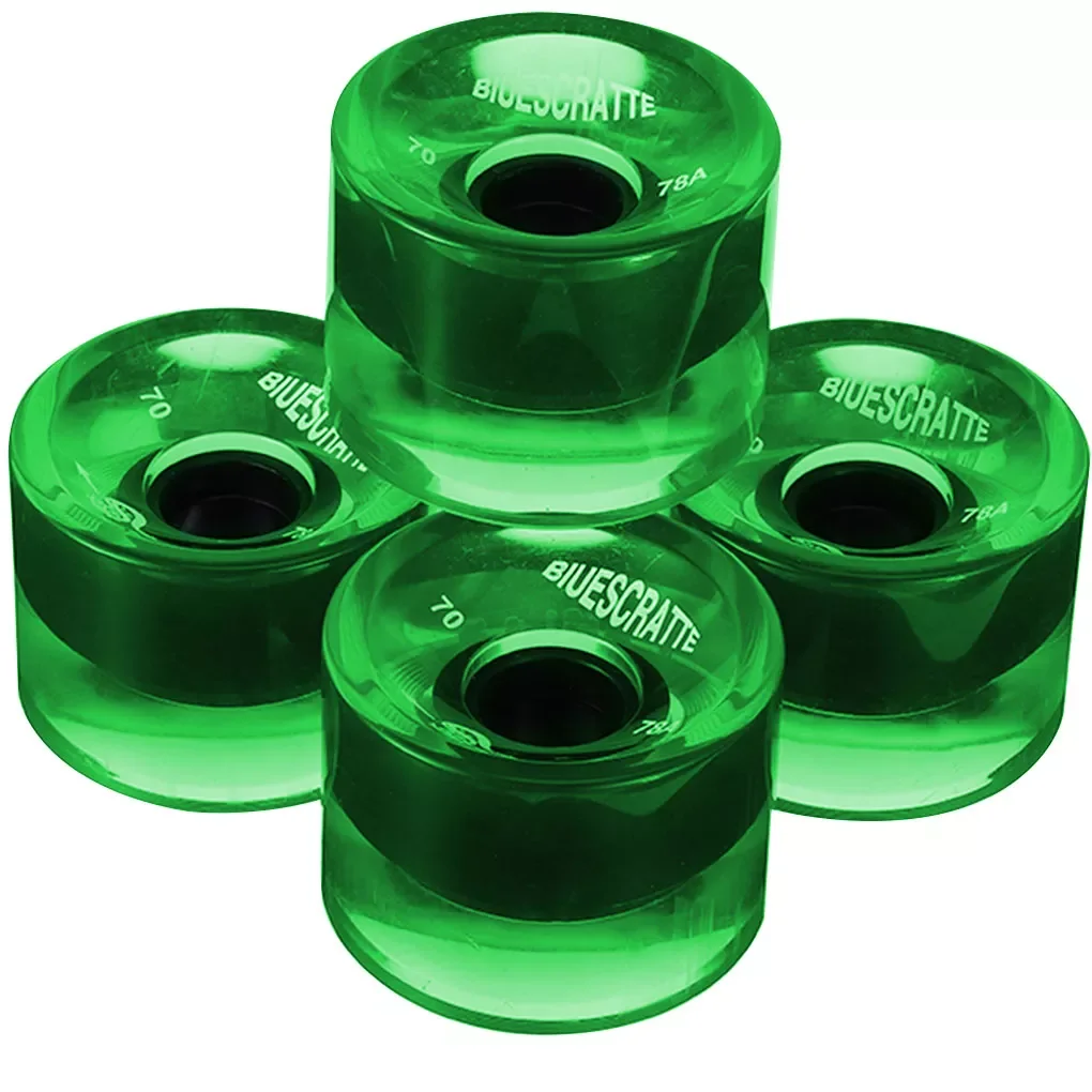 Pcs/set Skateboard Wheels 82A PU Wheels Roller Skate Longboard Tires with Bearing Skateboard Replacements Parts