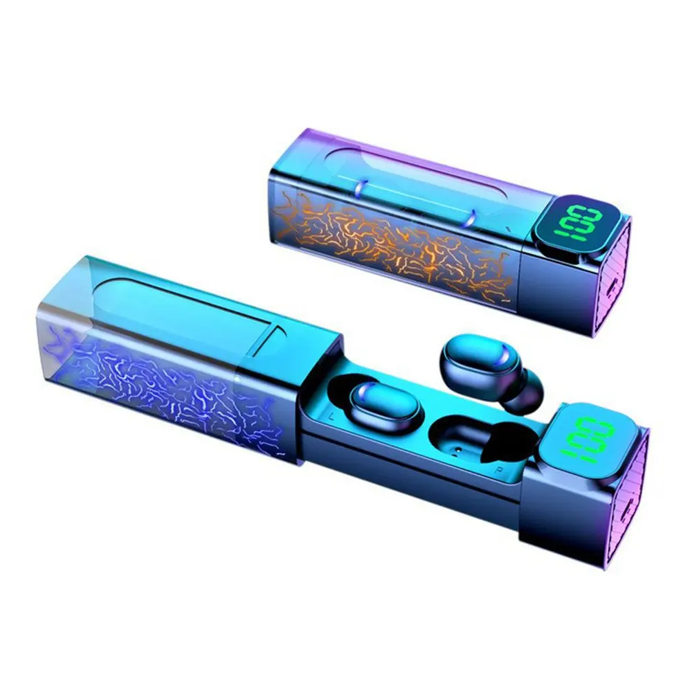 

E50 TWS Bluetooth Earphones Wireless Headphones Earbuds Microphone Works On All Smartphones Music Headset Touch Control Sports