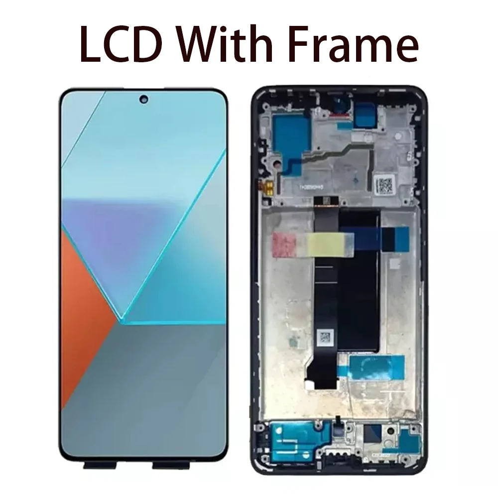 100% протестированный сенсорный ЖК-дисплей для Xiaomi Redmi Note 13 Pro с диагональю дюйма