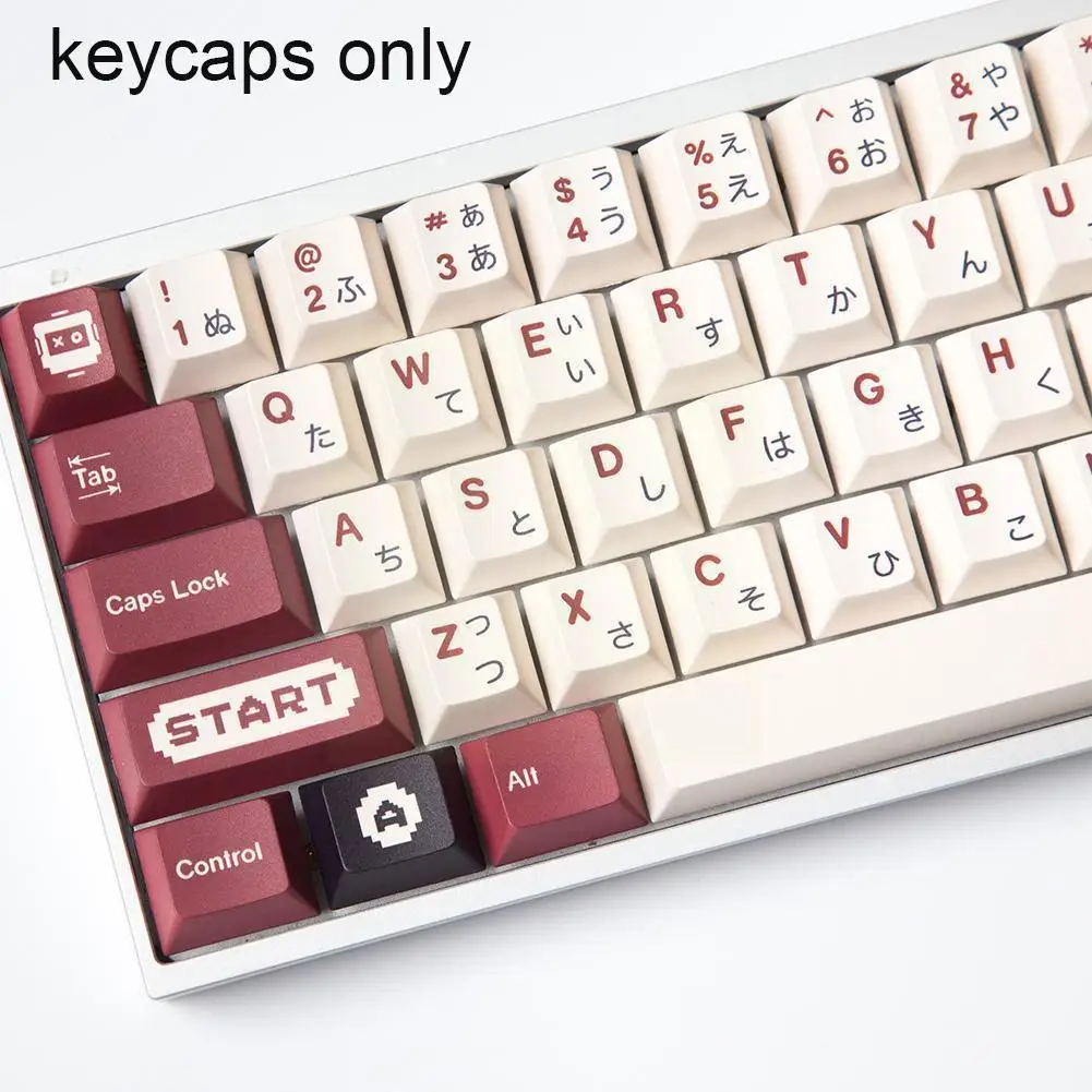

141 Pbt Cap Profile Personalized Red Cover Japanese Caps For Profile Switch Mechanical Board V4m3