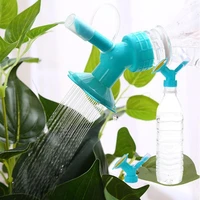 2in1 plastic sprinkler nozzle for flower waterers bottle watering sprinkler portable household potted plant waterer supplies