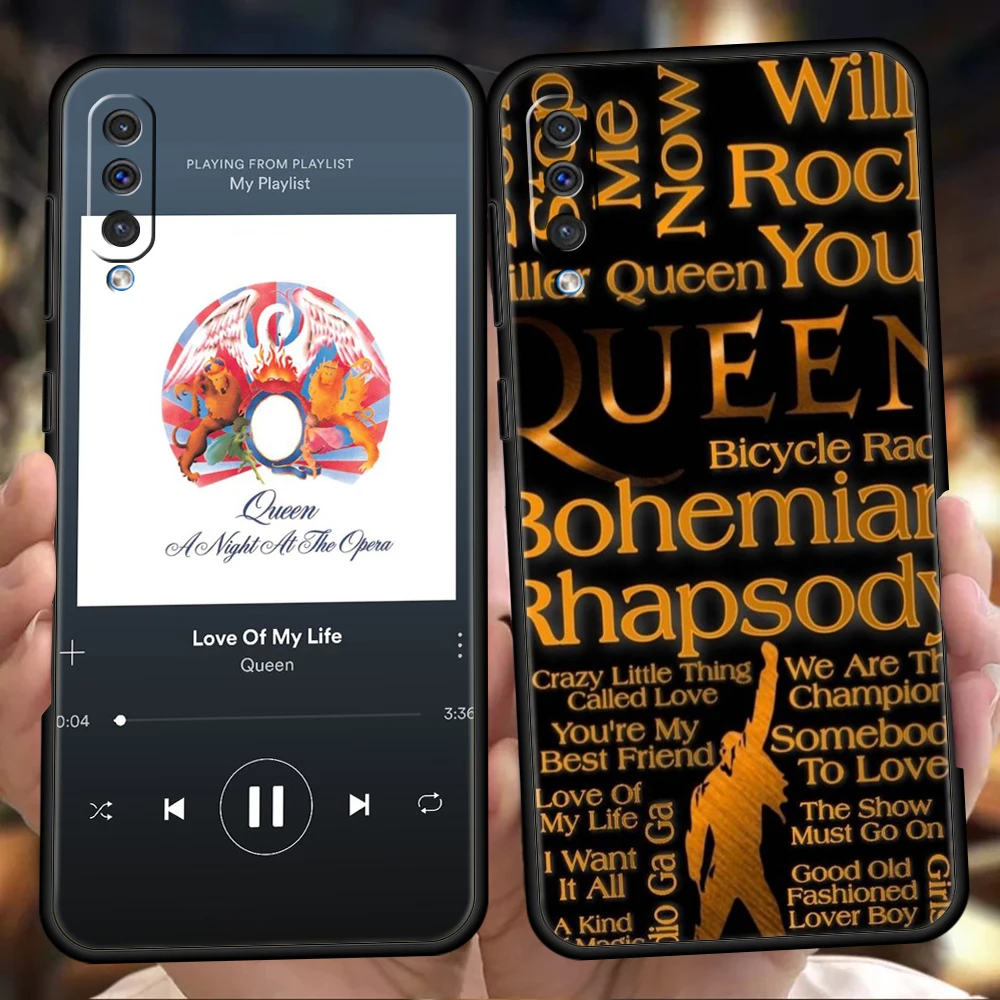 

Freddie Queen Phone Case for Samsung Galaxy A53 A73 A33 A22 A13 A12 5G A02 A03 A70 A50 A10 A20 A30 Silicone Cover Shell Fundas