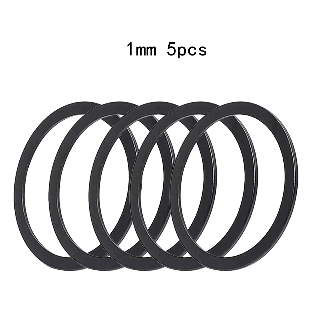 

5pcs Aluminium Alloy Cassette Flywheel Hub Spacer Bicycle Bottom Bracket Gaskets Freewheel Body Washer 1/1.5/2/2.5/3mm