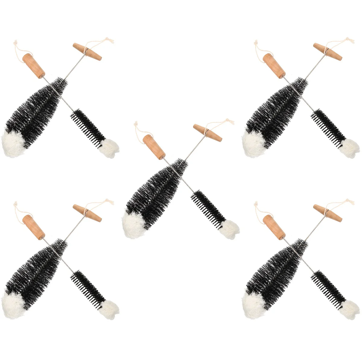 

10 шт. практичные хозяйственные щетки для чистки бутылок стакан для чистки щеток стакан для щеток чистящие щетки