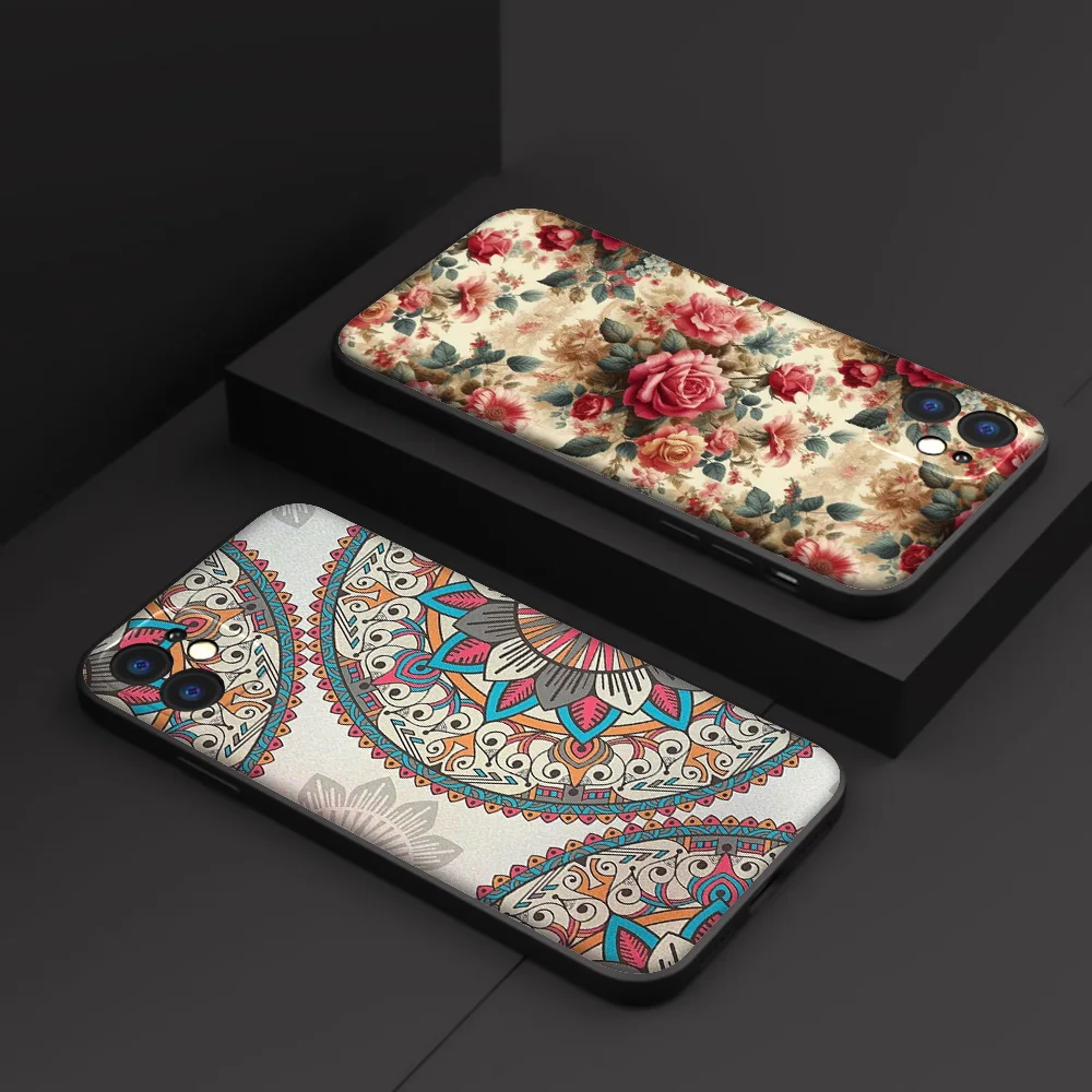 Новый высококачественный мягкий чехол Mandala Flower для Huawei Nova 5T 4E 3i 3 2 2i Y6 Y6P Y7 Y9 Honor 20 20s