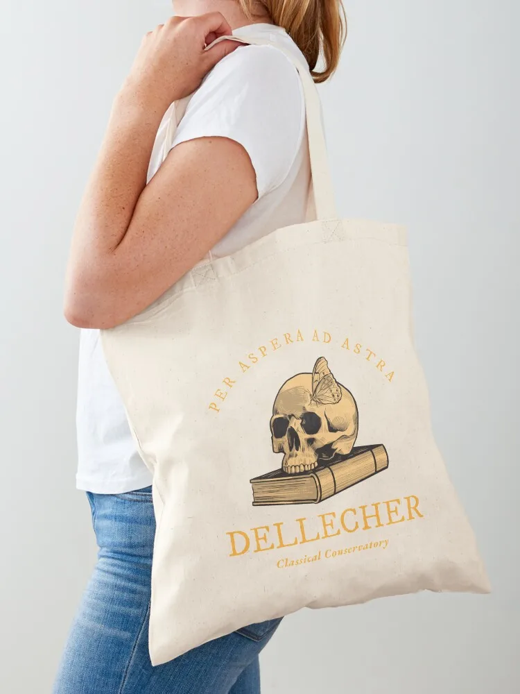 Dellecher/Per aspera ad astra Tote Bag Сумки женская сумка для покупок с логотипом Холщовая