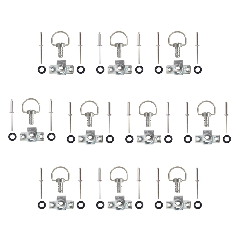 

Винты из нержавеющей стали для обтекателя мотоцикла, быстросъемные детали 1/4, поворотная заклепка, 10 комплектов гоночных болтов для DUCAT для YAMAHA
