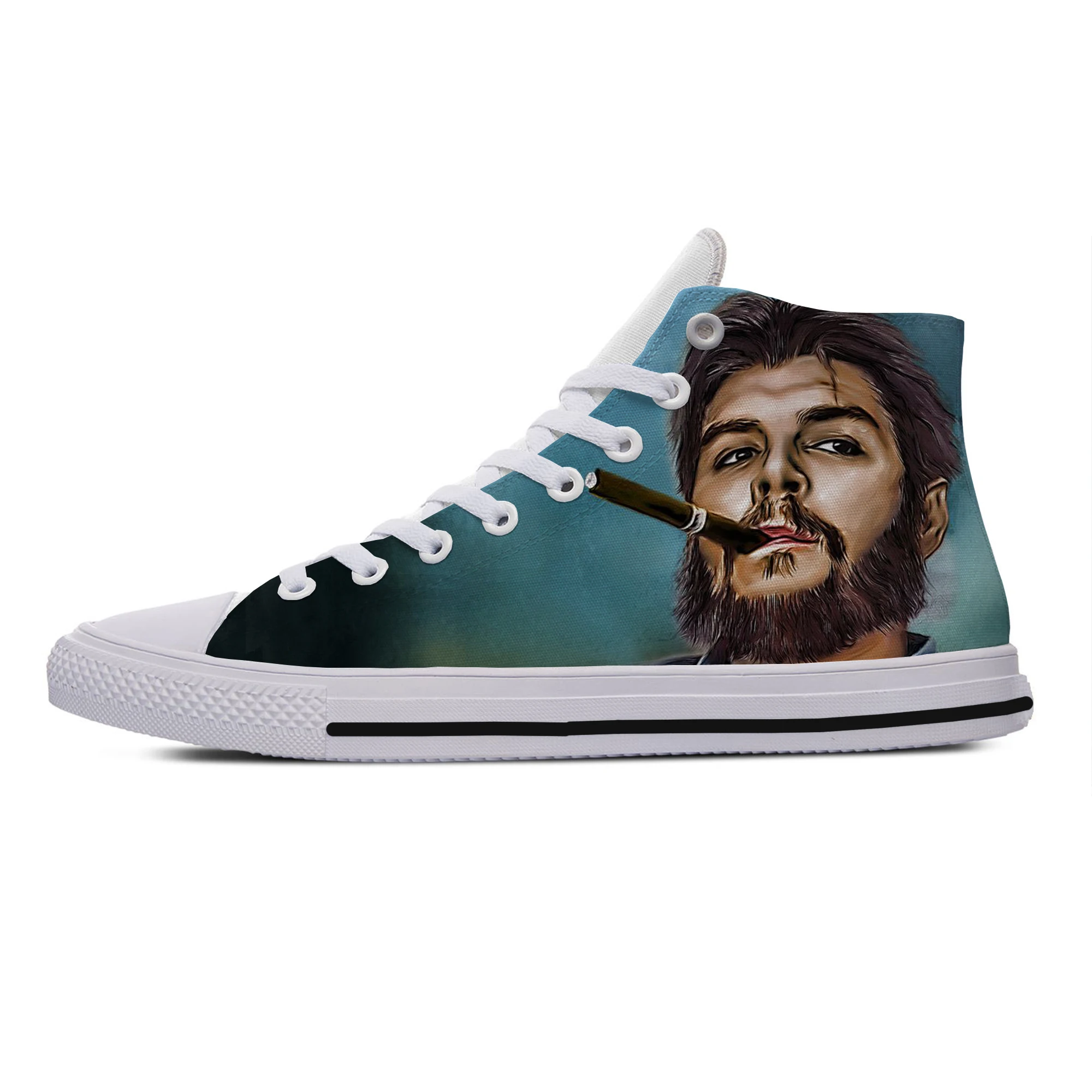 

Модная обувь Che Guevara для мужчин и женщин, удобные дышащие холщовые туфли, Повседневная легкая обувь с высоким верхом для скейтборда