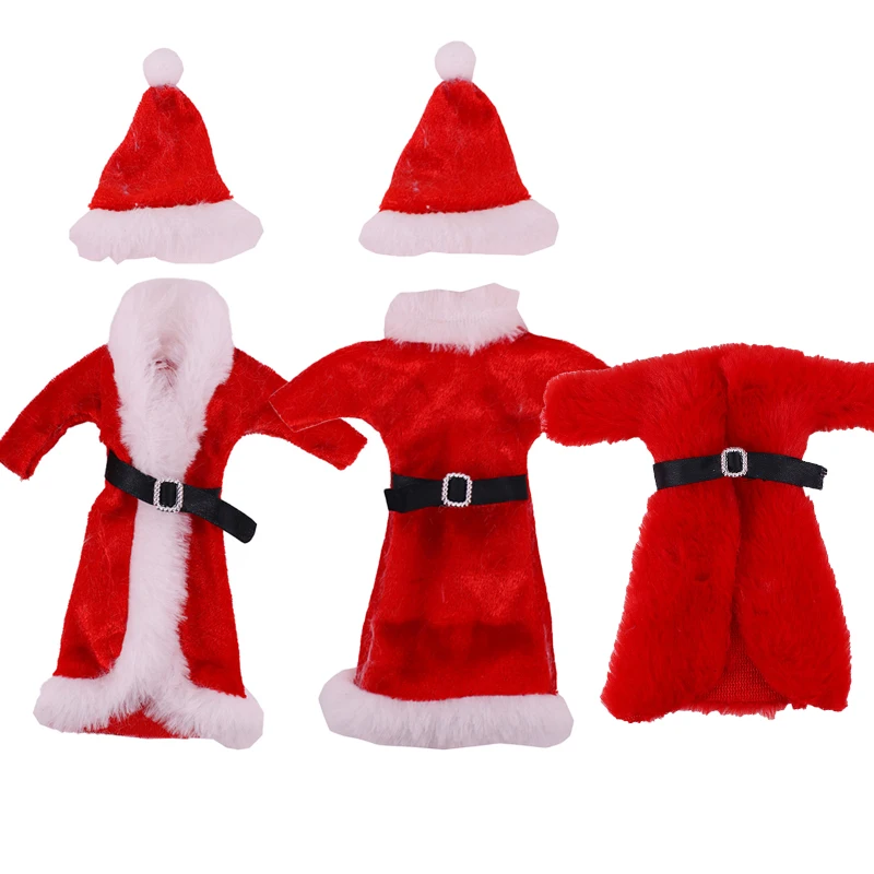 Новейшая модная Рождественская Одежда для кукол Барби аксессуары платья-свитеры