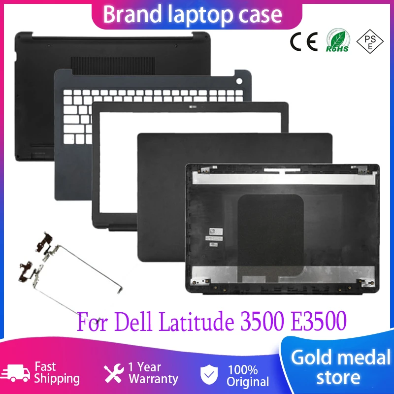 

NEW For Dell Latitude 3500 E3500 Laptop Housing Case LCD Back Cover/Front Bezel/Palmrest/Bottom Case Shell 00C7J2 0KPH5P 0XPXMR