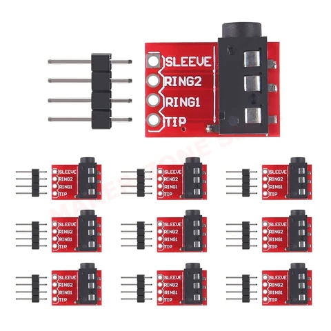 cs TRRS 3,5 мм аудио разъем для наушников видео аудио MP3 разъем для Arduino