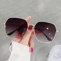 2022 new fashion lady oversize square sunglasses women men glasses gradient sun glasses female uv400