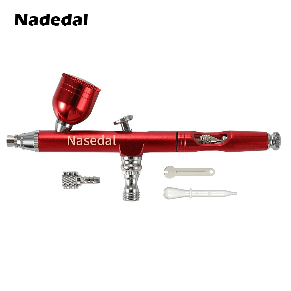 

Аэрограф Nasedal красный/золотой 0,3 мм