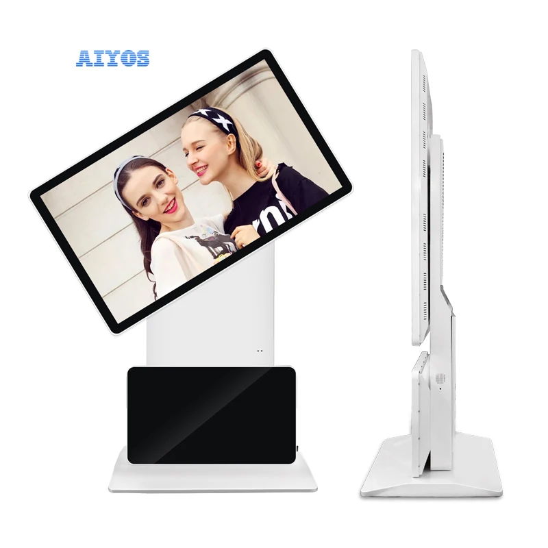 

Rotatable LCD Display Infrared Touch Screen Monitor Android Wifi Floor Standing Smart Advertising Digital Signage Player