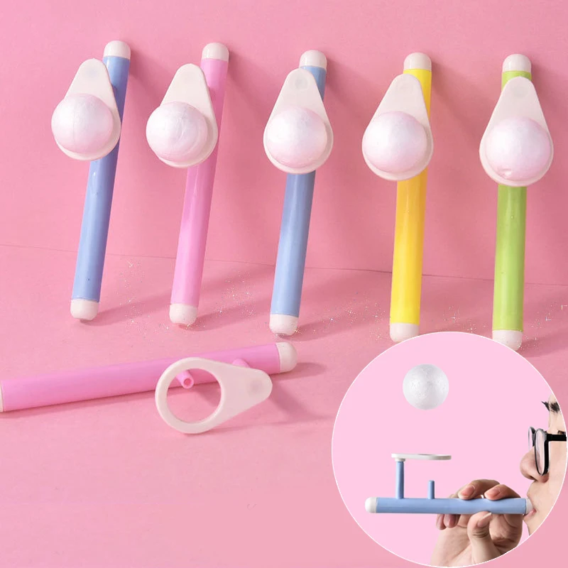 

HOT SALE Kids Classic Toy Funny Foam Suspension Ball Toy Floating Ball Blow Ball Game Toys Children Birthday Gift