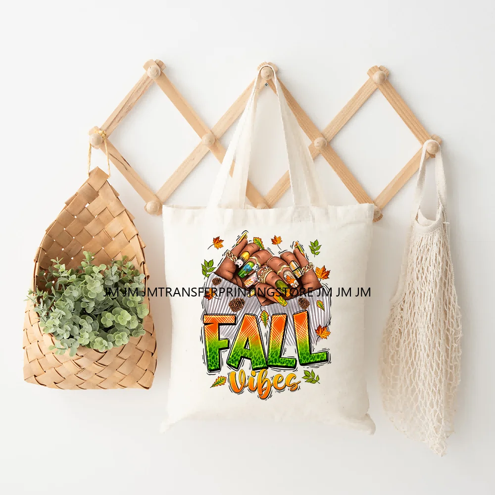 Праздничные нашивки для ногтей черных женщин DTF благодарная любовь осень дерзкий