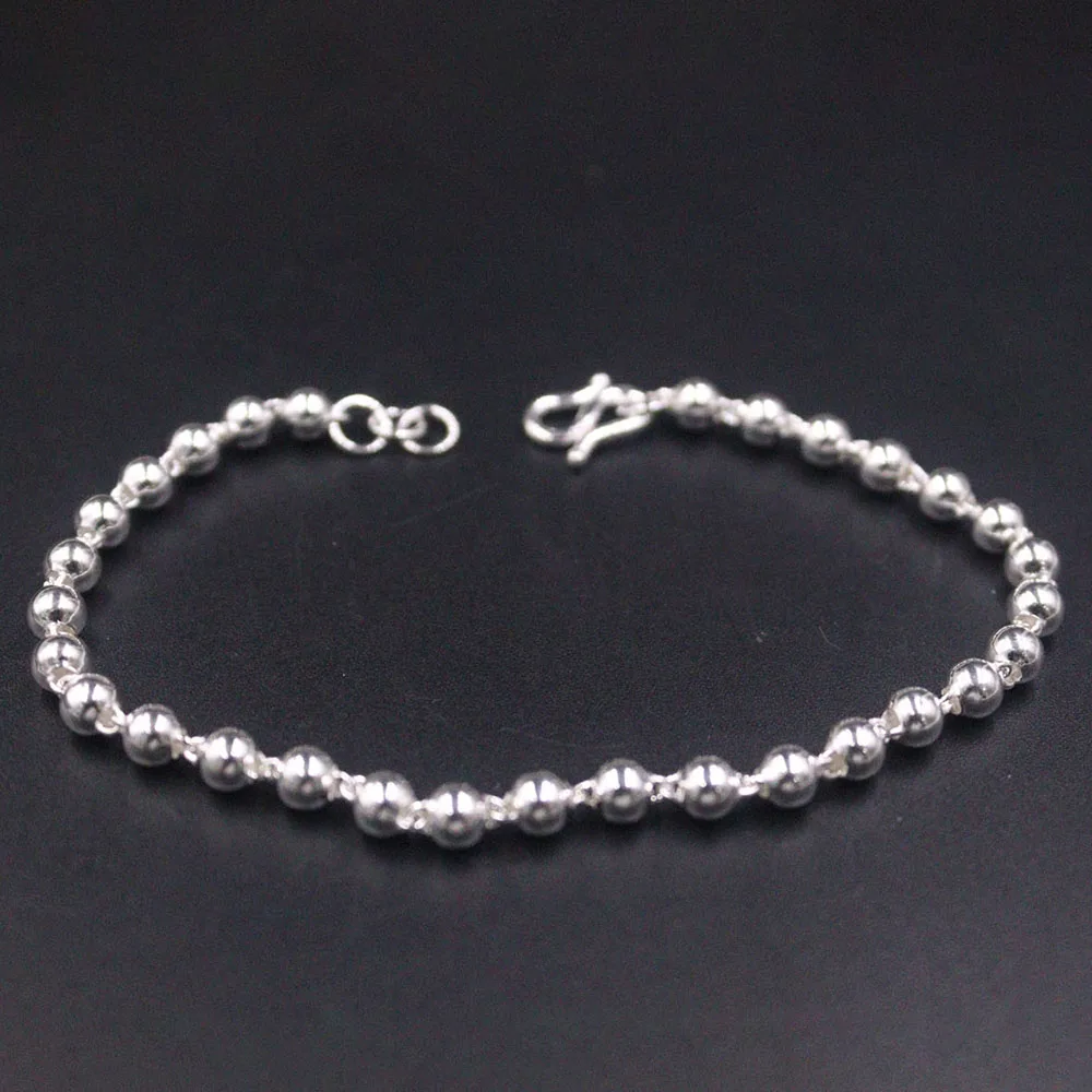 

Браслет-цепочка из серебра 7,48 пробы, 4 мм, 5-6 г