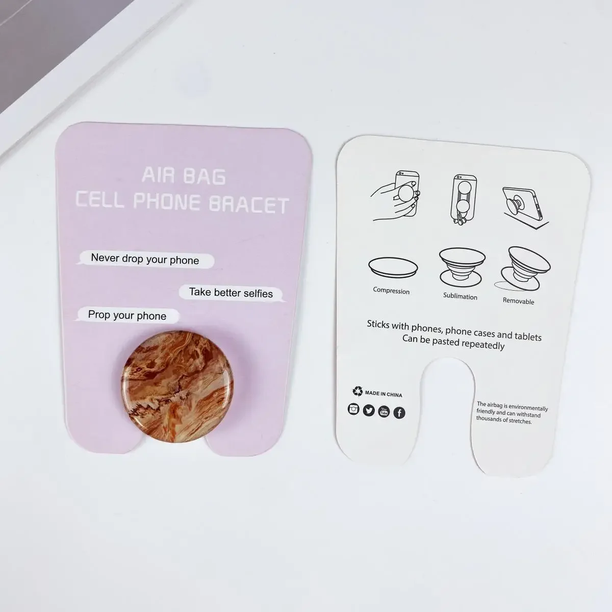 Прозрачная подставка для подушки безопасности держатель карт бумажная