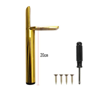 

2-piece furniture legs Metal table legs Hardware brackets Sofa chairs TV dresser Bathroom cabinets Gold silver replacement legs