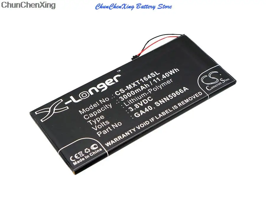 Аккумулятор Cameron Sino 3000 мАч GA40 SNN5966A для Motorola Moto G4 Plus TD-LTE XT1643 XT1644