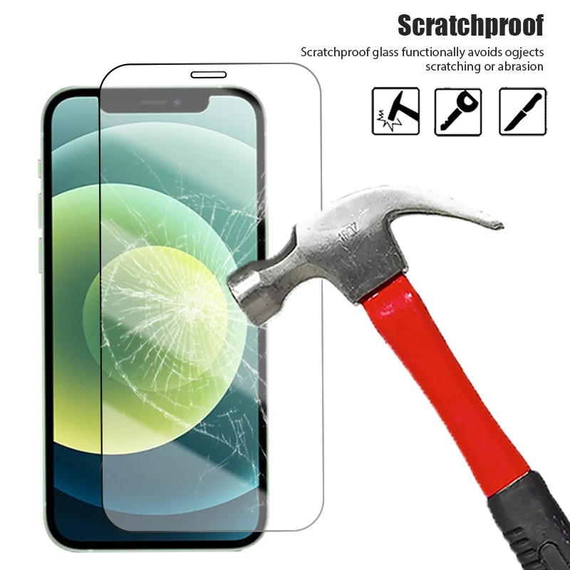 Защитное стекло 2 в 1 для iPhone 12 Pro Max Mini 11 объектива камеры XR XS 7 Plus 8 6 - купить по