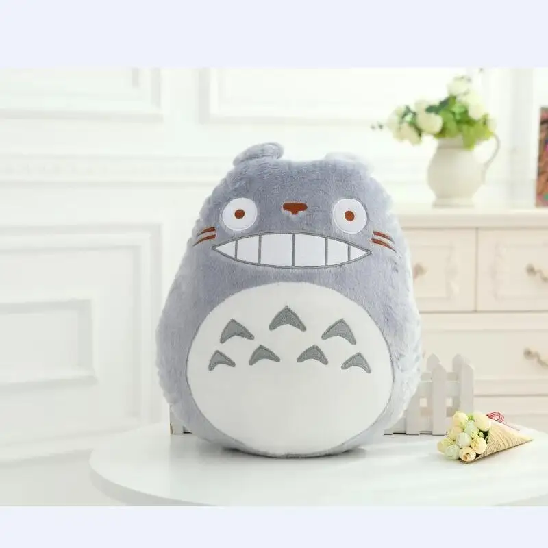 1 шт. японская плюшевая игрушка Тоторо из аниме мягкая подушка мультяшная белая
