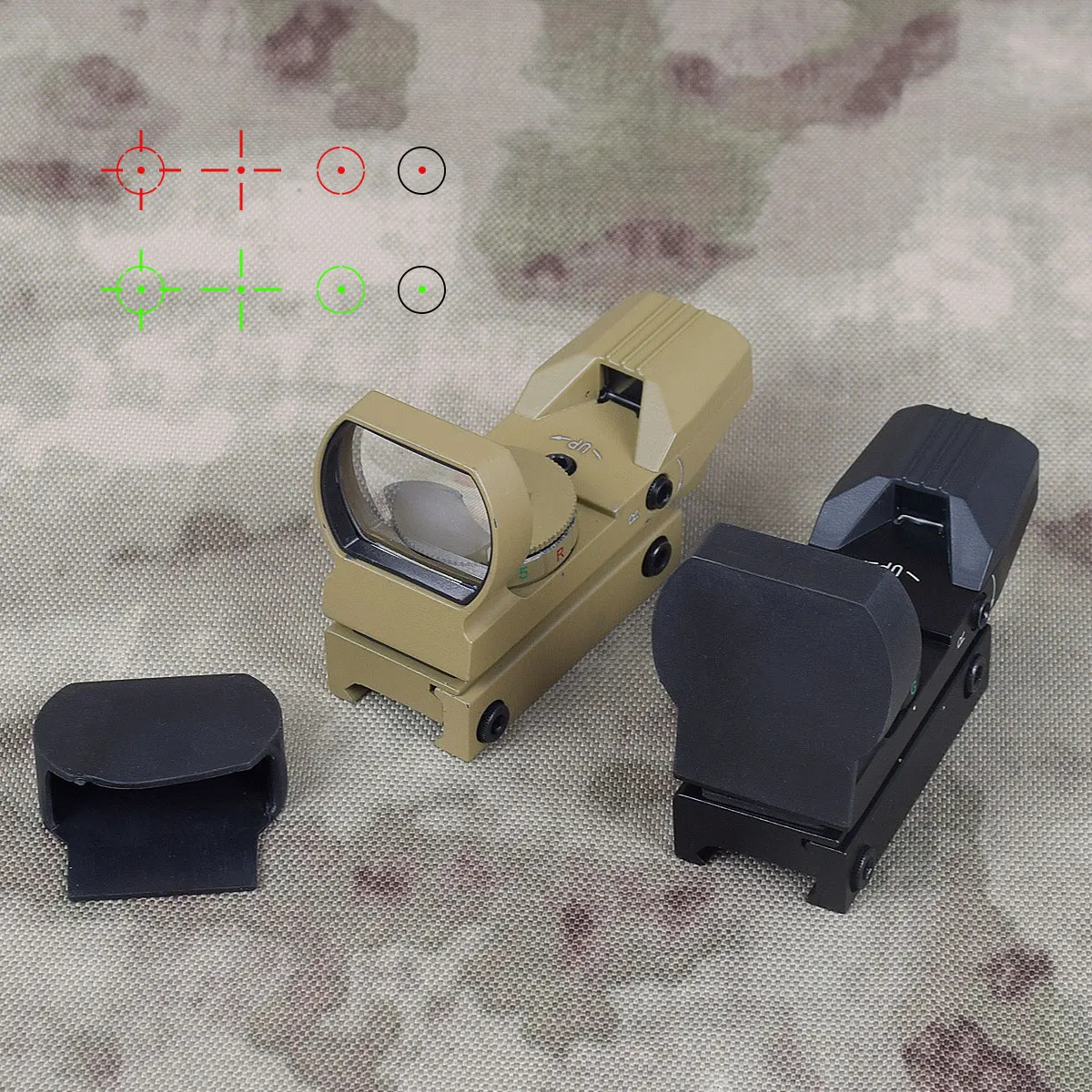 

Red Dot Scope DE QD Dovetail Riflescope Reflex Optics Sight For 11mm 20mm Hunting Rifle Gun Airsoft Tactical Sniper